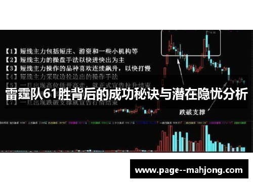 雷霆队61胜背后的成功秘诀与潜在隐忧分析