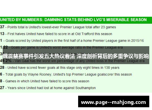 魏震禁赛事件引发五大热议看法 深度剖析背后的多重争议与影响